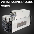 Máquina de mineração 3400W de Whatsminer M30S+ 100T BTC do algoritmo SHA256
